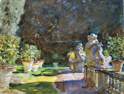 Villa di Marlia, Lucca door John Singer Sargent